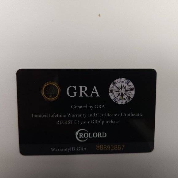 Rolord pair of 18kt yellow gold earrings with 2 round cut 1ct moissanite - Picture 11 of 15